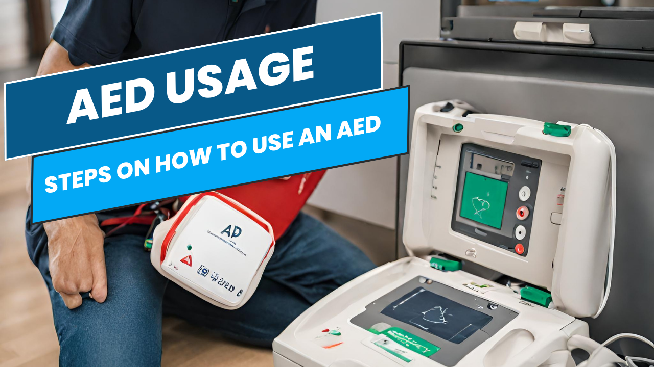 AED Usage Step by Step Guide on How to Use an AED